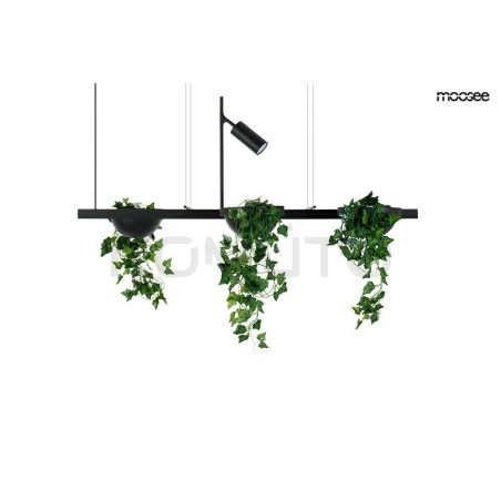 Lampa wisząca Plant Line lampa pozioma z trzema doniczkami