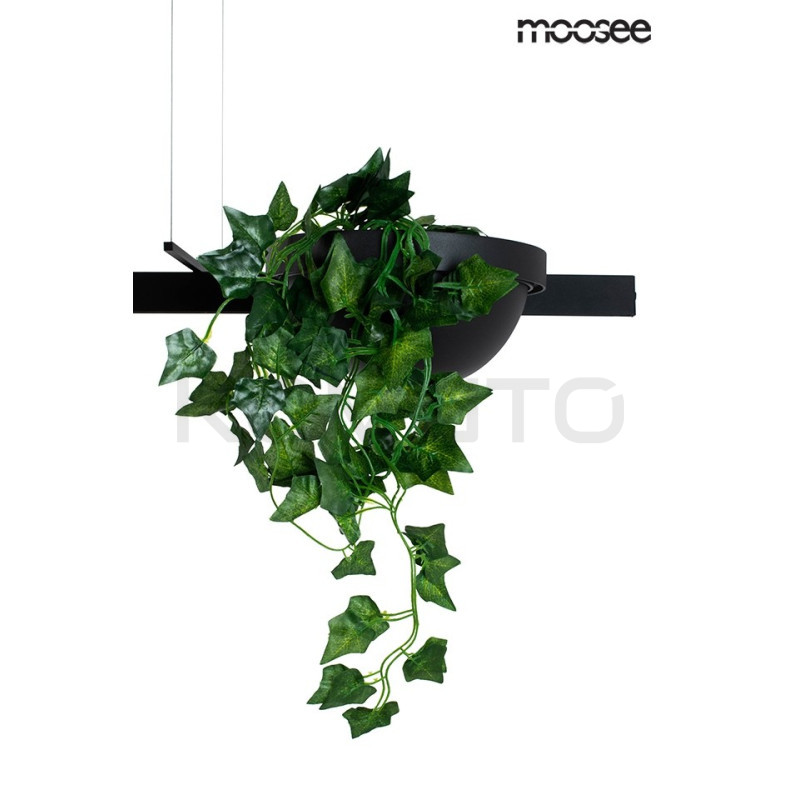 Lampa wisząca Plant Line lampa pozioma z trzema doniczkami  Lampa wisząca Plant Line lampa pozioma z trzema doniczkami