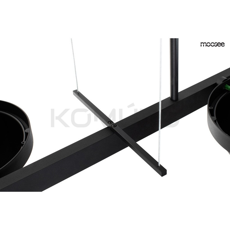 Lampa wisząca Plant Line lampa pozioma z trzema doniczkami  Lampa wisząca Plant Line lampa pozioma z trzema doniczkami