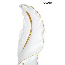 Kinkiet Ikar 60 piórko biało złoty nowoczesny