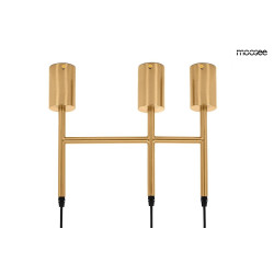 Lampa wisząca pozioma RIVA 5 złota nad wyspę Lampa wisząca pozioma RIVA 5 złota nad wyspę