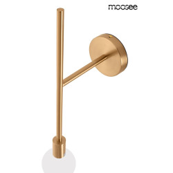 Kinkiet RIVA złoty nowoczesny, prosta forma