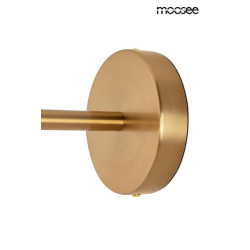 Kinkiet RIVA złoty nowoczesny, prosta forma