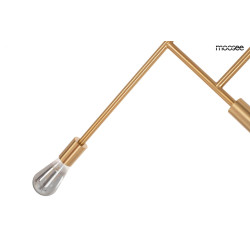 Lampa wisząca RIVA 2 złota nowoczesna prosta forma