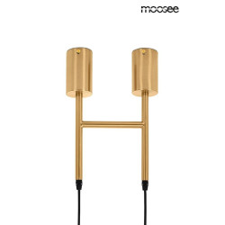 Lampa wisząca RIVA 2 złota nowoczesna prosta forma