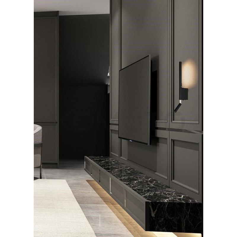 Kinkiet nowoczesny regulowany PERISCOPE czarny Kinkiet nowoczesny regulowany PERISCOPE czarny