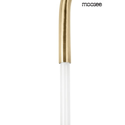 Lampa wisząca PUZO L złota wydłużony nowoczesny kształt LED Lampa wisząca PUZO L złota wydłużony nowoczesny kształt LED