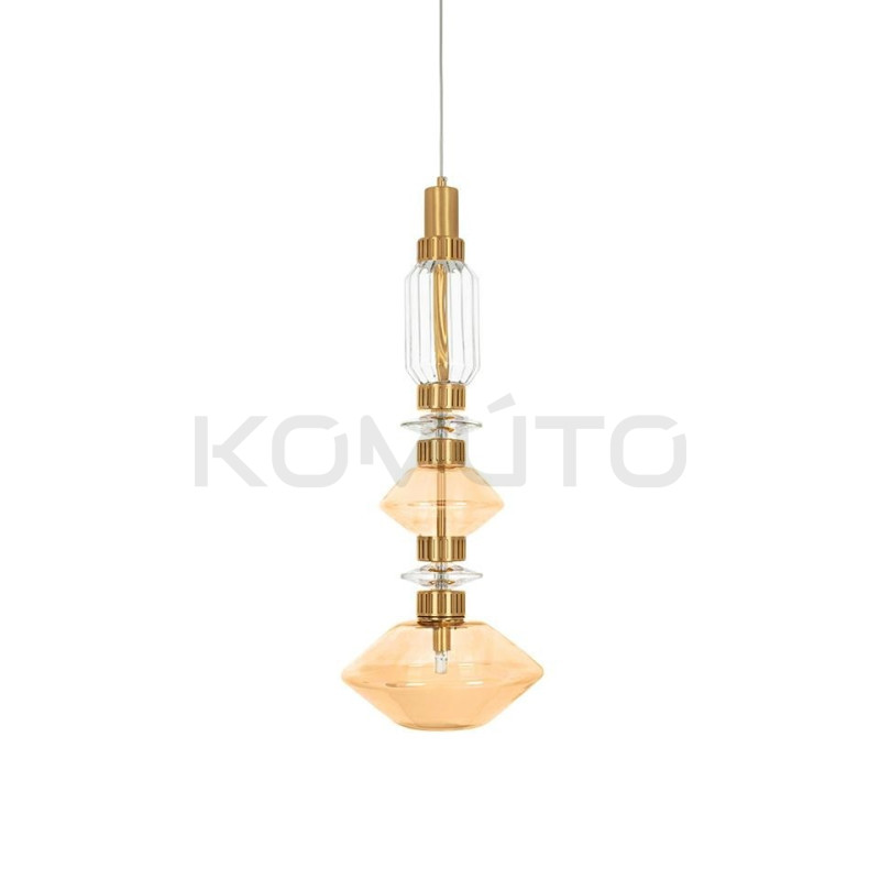 Lampa wisząca VASO złota designerska awangardowa