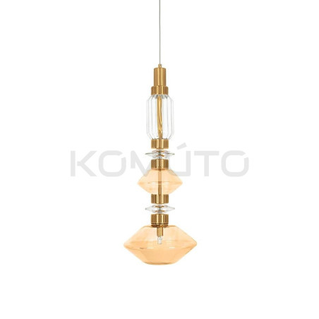 Lampa wisząca VASO złota designerska awangardowa