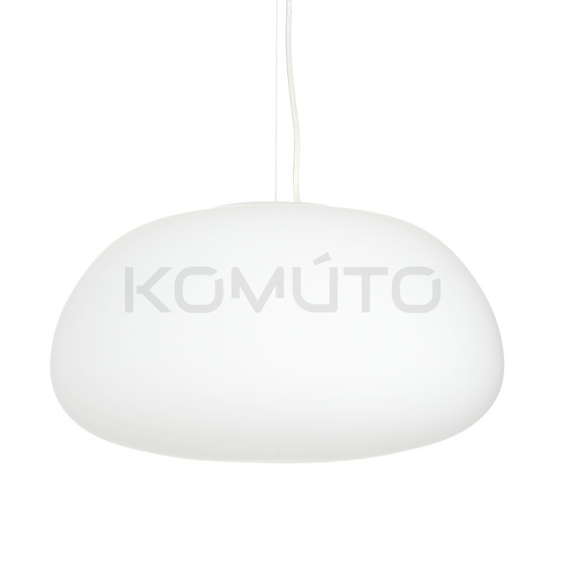 LAMPA WISZĄCA LUCIDUM FLAT BIAŁA 40 CM
