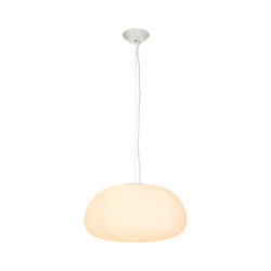 LAMPA WISZĄCA LUCIDUM FLAT BIAŁA 40 CM