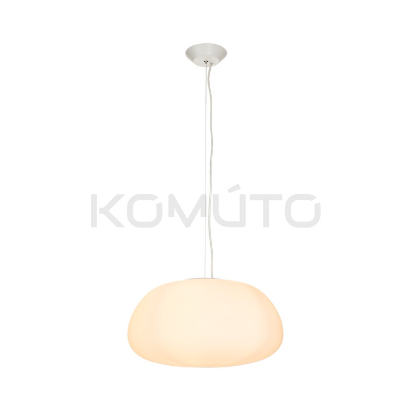 LAMPA WISZĄCA LUCIDUM FLAT BIAŁA 40 CM