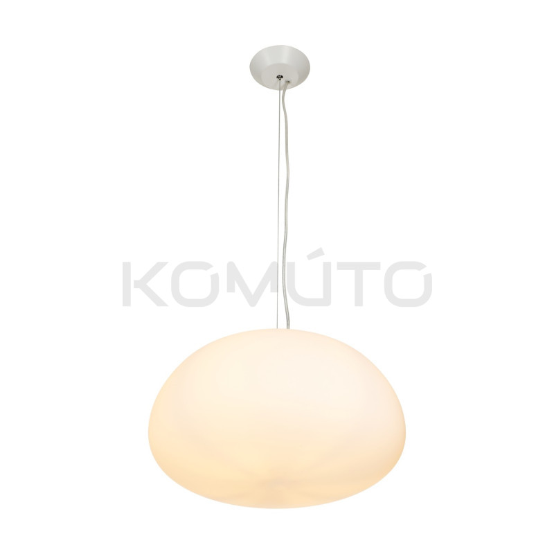 LAMPA WISZĄCA LUCIDUM FLAT BIAŁA 40 CM