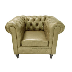Pikowany Fotel Chesterfield Swan skóra naturalna Pikowany Fotel Chesterfield Swan skóra naturalna