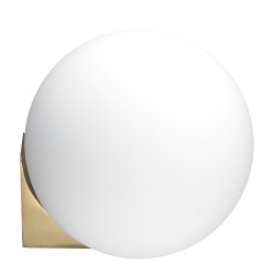 Kinkiet glamour DOT BOLL 15 kula biała