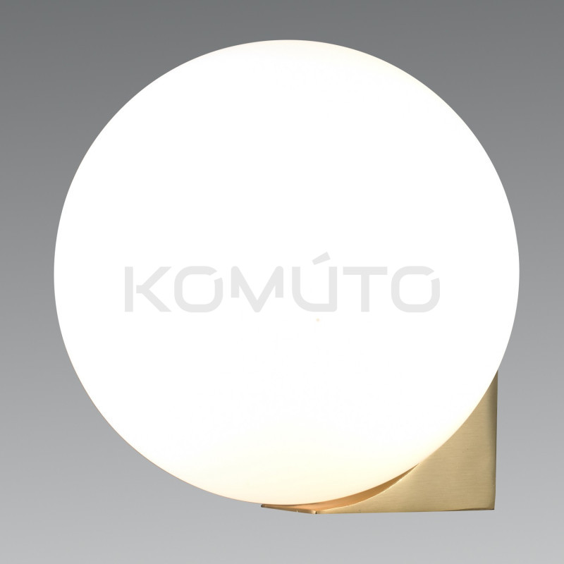 Kinkiet glamour DOT BOLL 15 kula biała