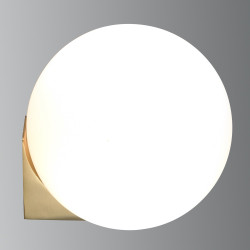 Kinkiet glamour DOT BOLL 15 kula biała