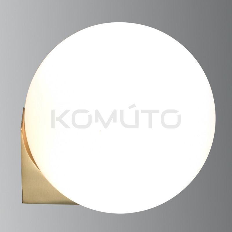 Kinkiet glamour DOT BOLL 15 kula biała