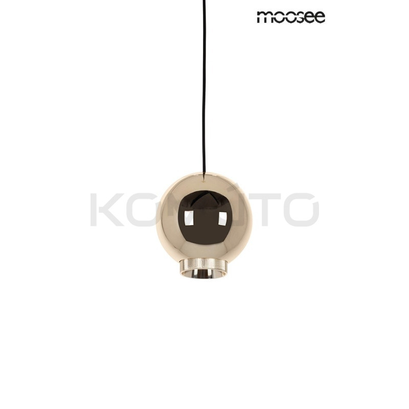 Lampa wisząca glamour OJO złota regulacja światła