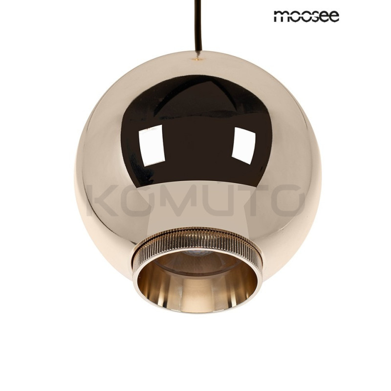 Lampa wisząca glamour OJO złota regulacja światła