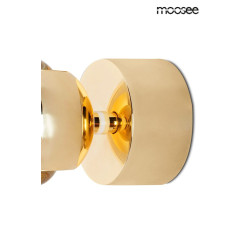 Kinkiet glamour Eos złoty światło dwustronne