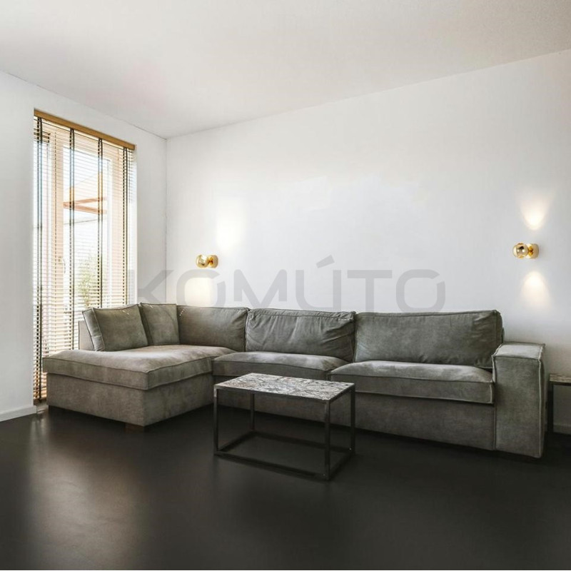 Kinkiet glamour Eos złoty światło dwustronne