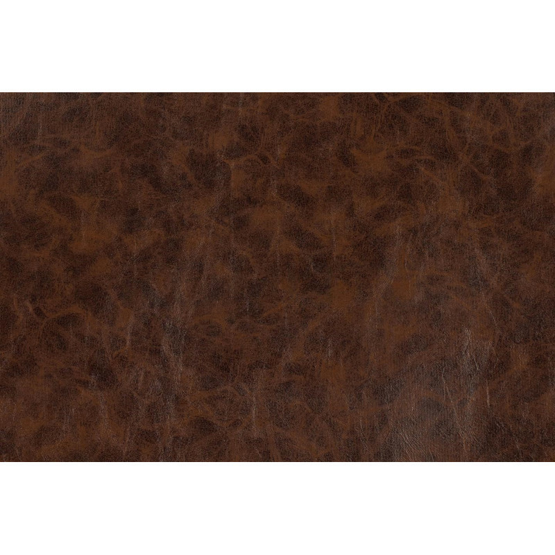 Fotel z metalowym tyłem EGG AVIATOR PU eko-skóra brązowa