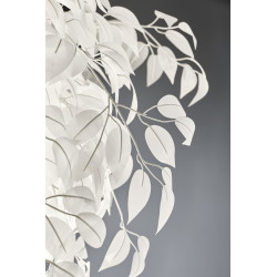 Lampa podłogowa Sapling białe drzewkoz białych liści