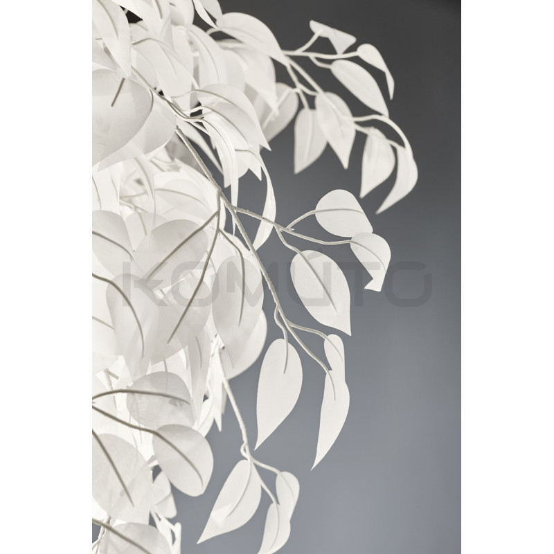 Lampa podłogowa Sapling białe drzewkoz białych liści