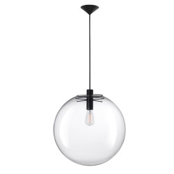 Lampa Wisząca Sandra bezbarwne szkło 50 kula Lampa Wisząca Sandra bezbarwne szkło 50 kula