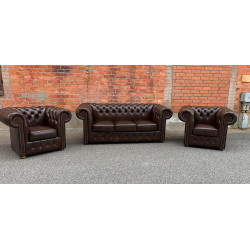 Pikowany Fotel Chesterfield Classic Skóra naturalna Pikowany Fotel Chesterfield Classic Skóra naturalna