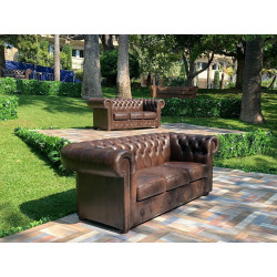 Skórzana Sofa Chesterfield Classic 3 osobowa Skórzana Sofa Chesterfield Classic 3 osobowa