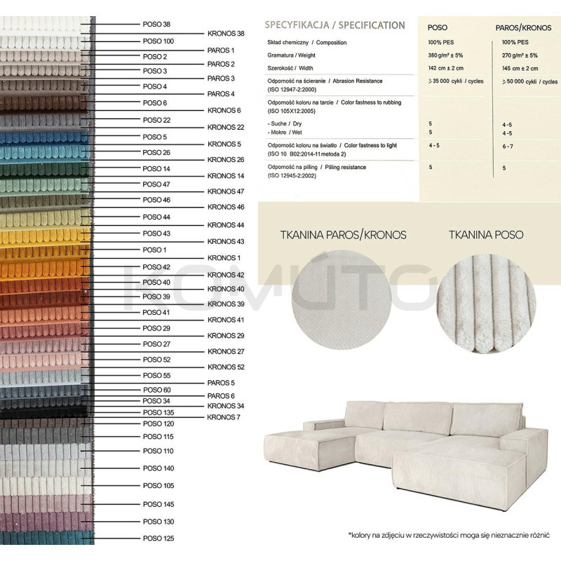 Sofa z funkcją spania i z pojemnikiem na pościel Pillow 4 os. Sofa z funkcją spania i z pojemnikiem na pościel Pillow 4 os.