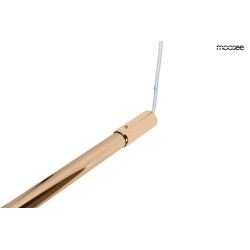 Lampa wisząca pozioma glamour OMBRE LEVEL 100 złota Lampa wisząca pozioma glamour OMBRE LEVEL 100 złota