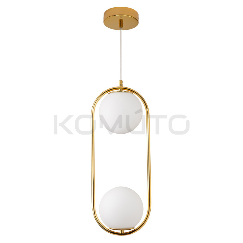 Lampa wisząca COSTA DUO Aurelia białe kule