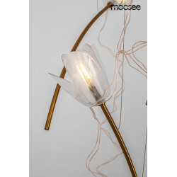 Lampa wisząca TULIPPE 14 DISC glamour złota motyw roślinny Lampa wisząca TULIPPE 14 DISC glamour złota motyw roślinny