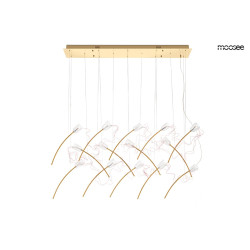Lampa wisząca TULIPPE 14 LINE glamour złota Lampa wisząca TULIPPE 14 LINE glamour złota