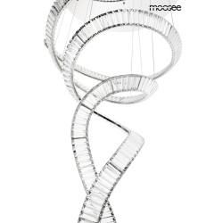 Lampa wisząca glamour WAVE CORDON podwójna 2B chrom Lampa wisząca glamour WAVE CORDON podwójna 2B chrom