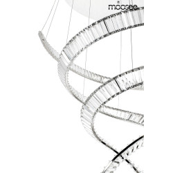 Lampa wisząca glamour WAVE CORDON podwójna 2B chrom Lampa wisząca glamour WAVE CORDON podwójna 2B chrom