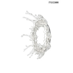 Kinkiet SPLASH M srebrny plafon jak lustro