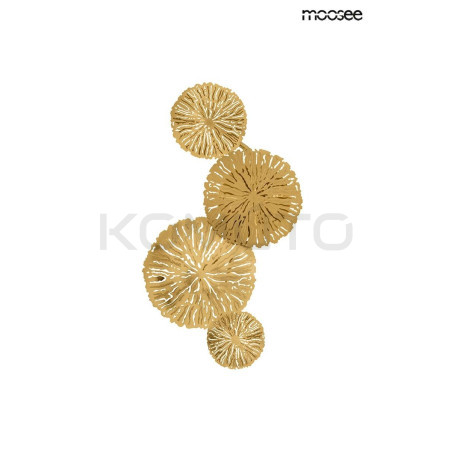 Kinkiet LIRIO 4 złoty dekoracja