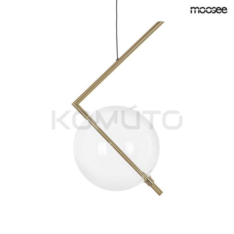 LAMPA WISZĄCA geometryczna ECHO ZŁOTA 25