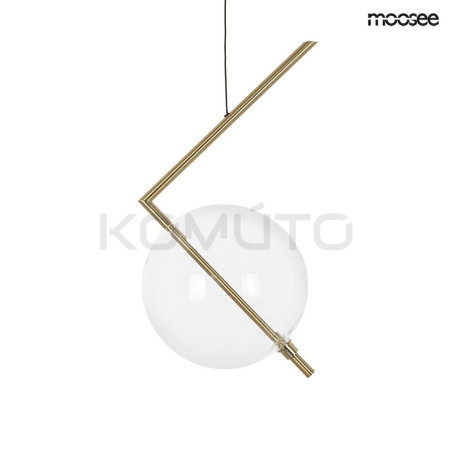 LAMPA WISZĄCA geometryczna ECHO ZŁOTA 25