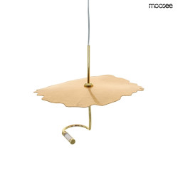 Lampa wisząca glamour LEAFS złota dekoracyjna designerska