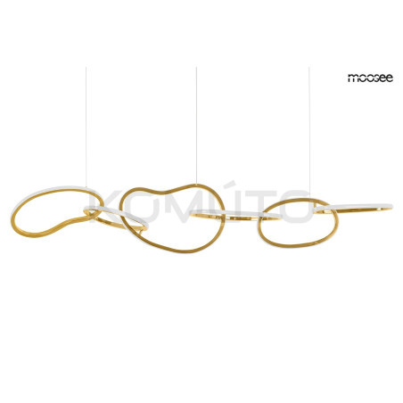 Lampa wisząca glamou JAZZ 6 złota nowoczesna kryształowa