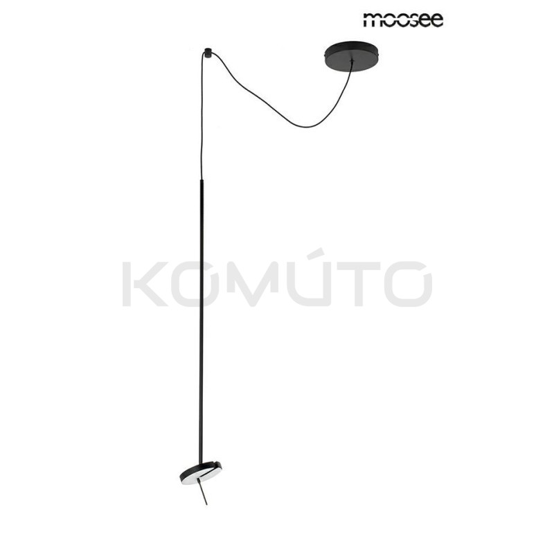 Lampa wisząca geometryczna BOBBIE czarna nowoczesna