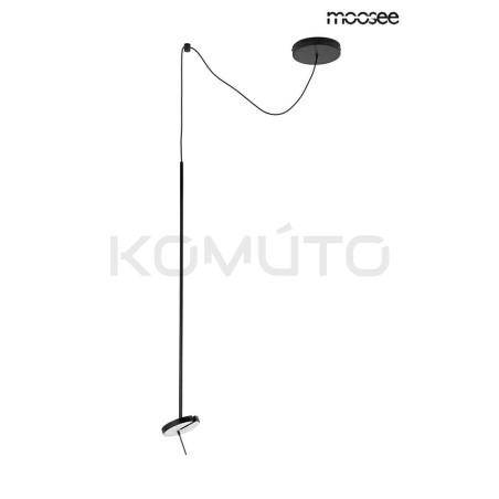 Lampa wisząca geometryczna BOBBIE czarna nowoczesna