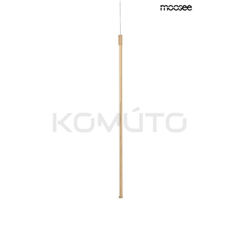 Lampa wisząca Ombre 60 rurka złota nowoczesna Led