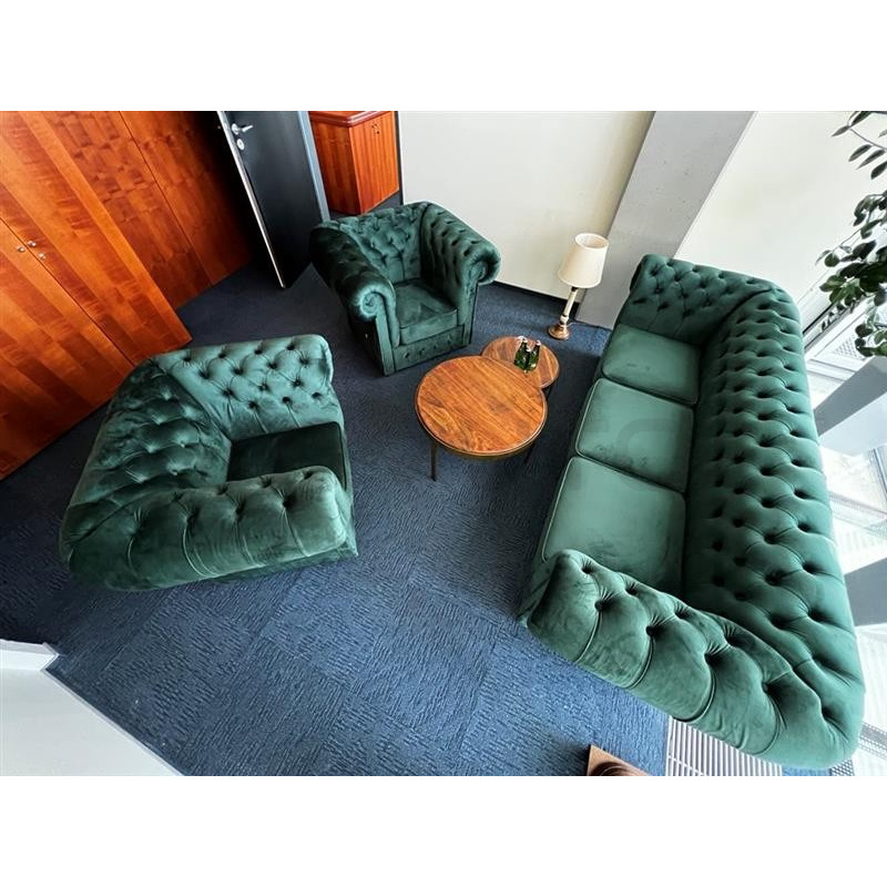 Pikowany Fotel Chesterfield Classic plusz, welur, tkanina Pikowany Fotel Chesterfield Classic plusz, welur, tkanina