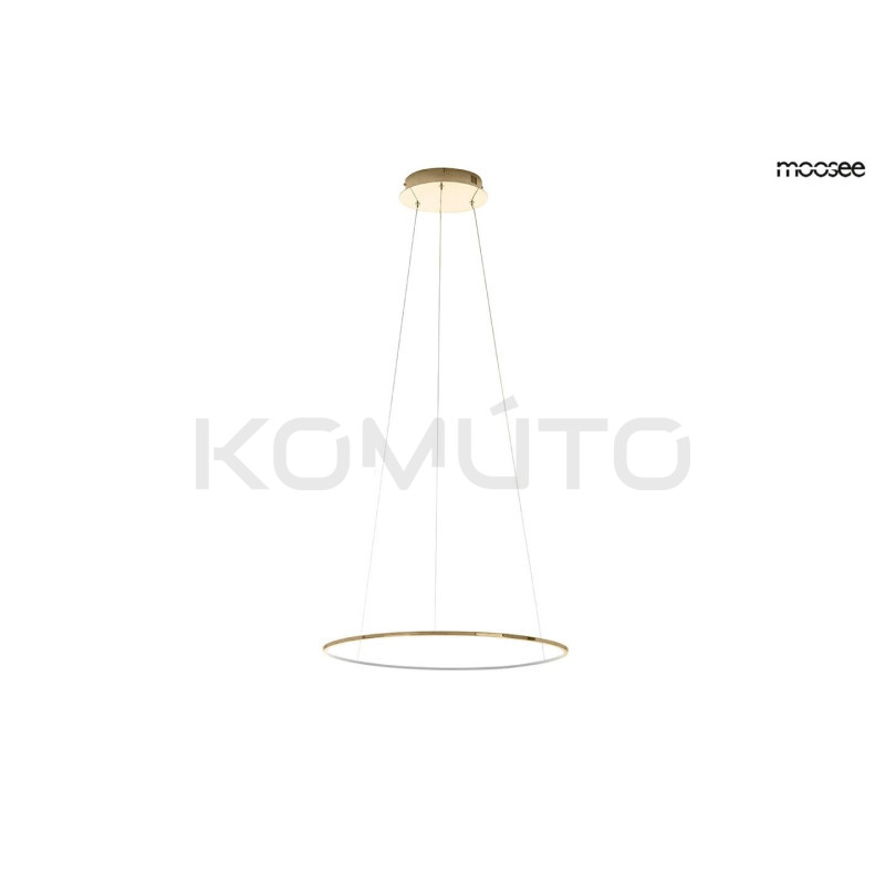 Lampa wisząca glamour RING SLIM 40 złota okrąg obręcz Lampa wisząca glamour RING SLIM 40 złota okrąg obręcz